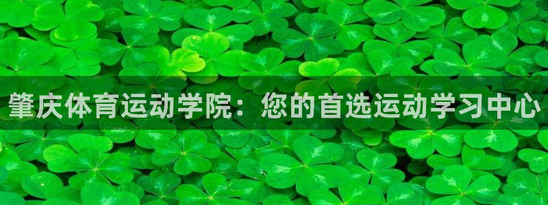 77体育：肇庆体育运动学院：您的首选运动学习中心